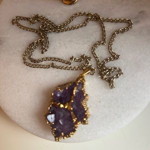 Agate statement necklace